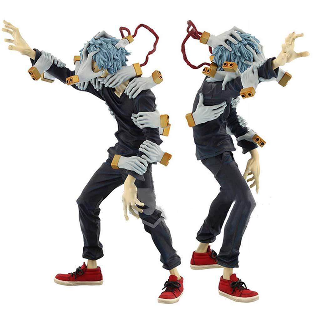 Lanfy Action Figurine Model Koleksi PVC Dekorasi Desktop Shigaraki Tomura Figure Age of Heroes Model Anime Mainan Angka