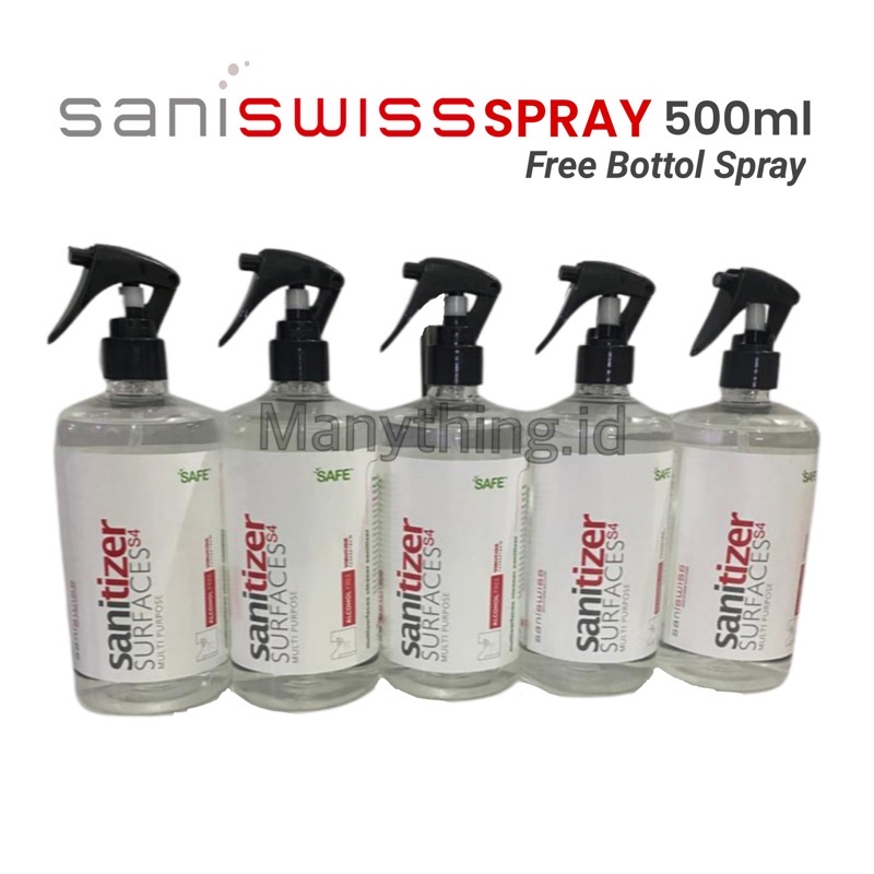 Bio Saniswiss 500 ML Spray Food Grade Disinfectan / Desinfectant Multi Purpose