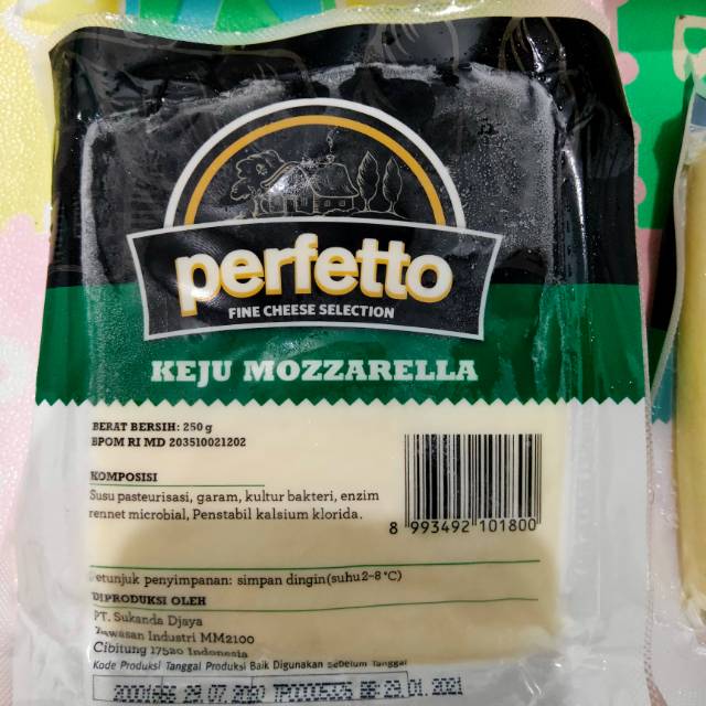 

Keju mozarella PERFETO PERFETTO 250 gr