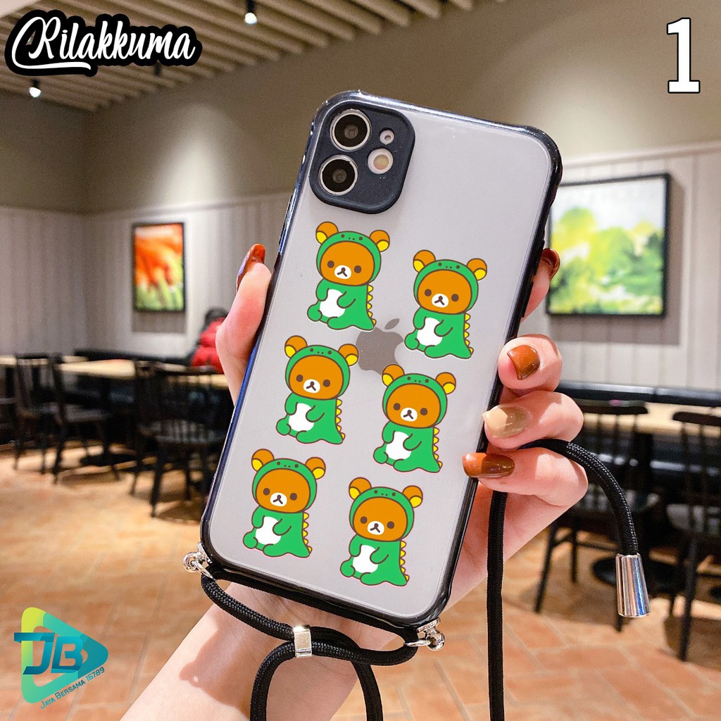 Softcase Slingcase Lanyard Choice RILAKKUMA Xiaomi Redmi 7 8 8a 9 9a 9c Note 7 8 9 Pro 10Lite JB3398