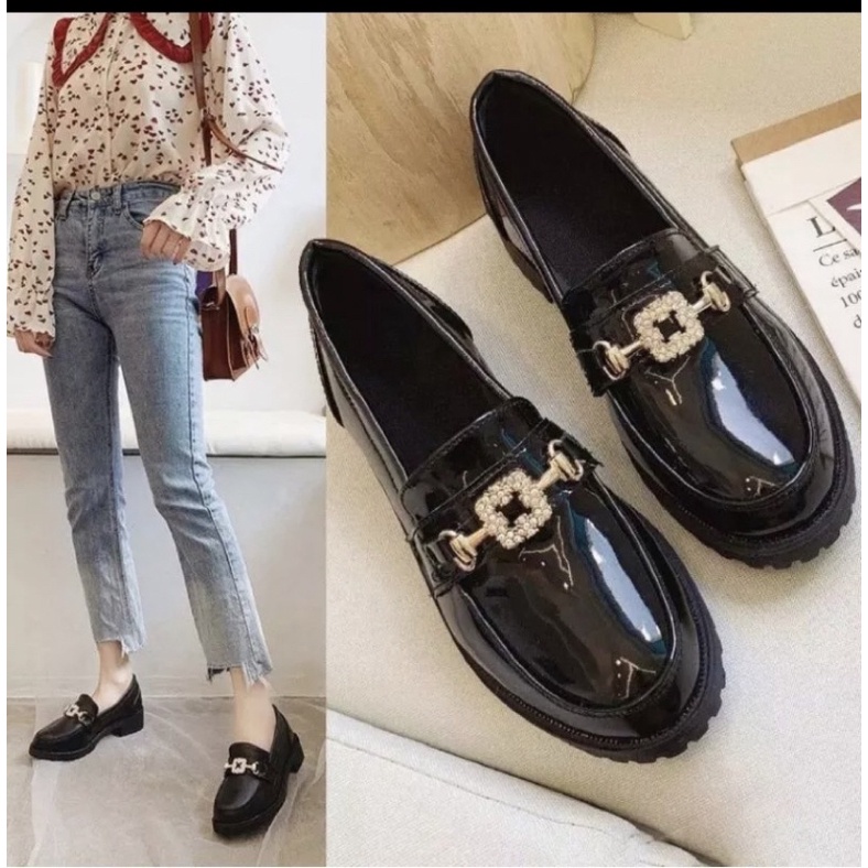 Sepatu Docmart sepatu wanita Andin docmart sepatu hitam sepatu wedges sepatu murah sepatu korea
