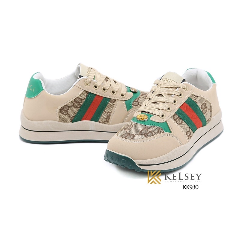 NICOLE Sepatu Sneakers Wanita Kelsey Import KK930