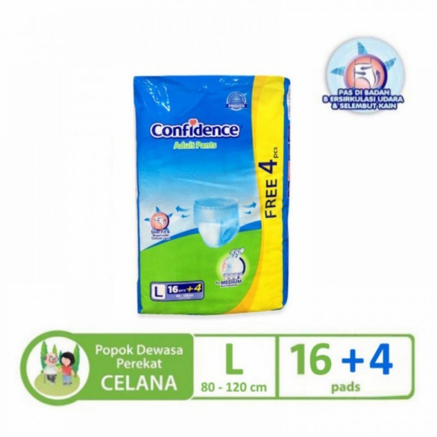 SS012 Popok Celana Dewasa - Confidence L16+4