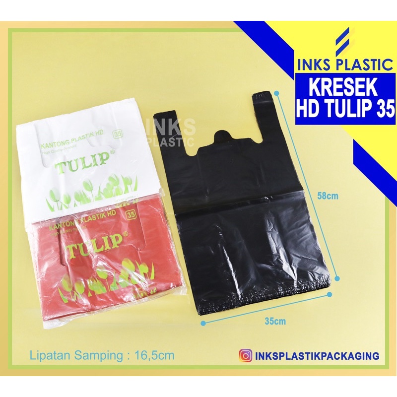 Kresek Tulip 35 Putih Susu