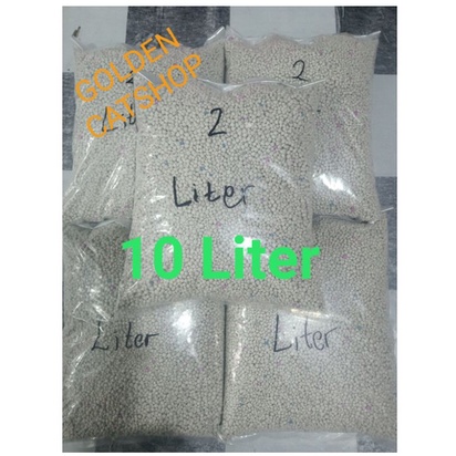 PROMOO!!! 10 LITER PASIR KUCING GUMPAL WANGI (KEMASAN REPACK) 10LITER