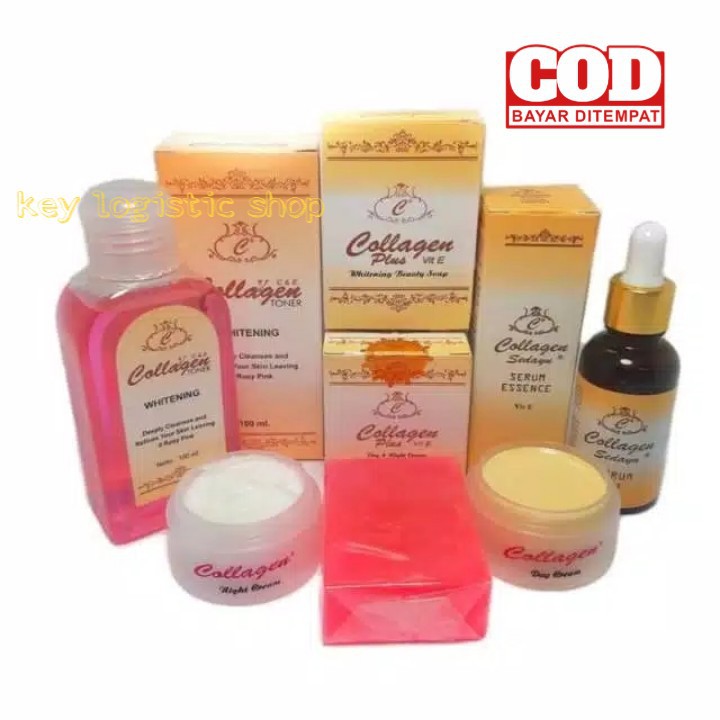 Paket Collagen Kumplit (Cream+Sabun+Toner+Serum)