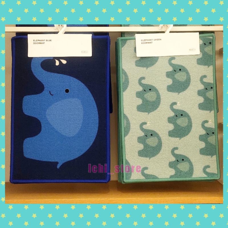 Elephant Series Doormat |  Floormat Miniso | Keset Miniso Motif Lucu