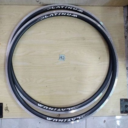 Rims Rim Velg 700c Platinum 36H 30 mm Double Wall 36 hole roadbike gravel