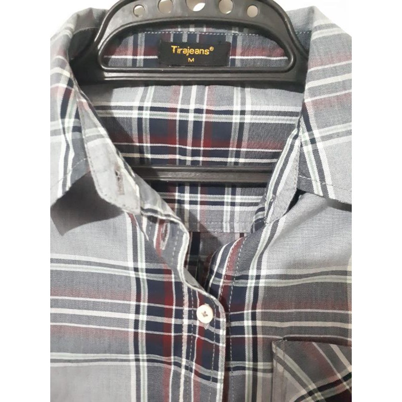 Kemeja Pendek Wanita Tira Jeans