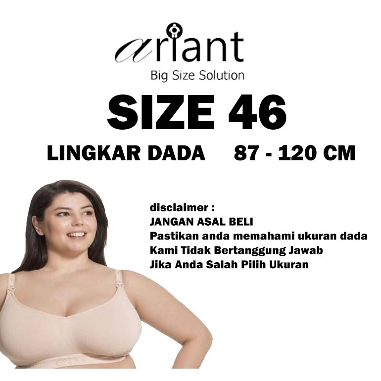 BH Tanpa Kawat Dan Busa Sport Bra Jumbo Big Size Cup Besar