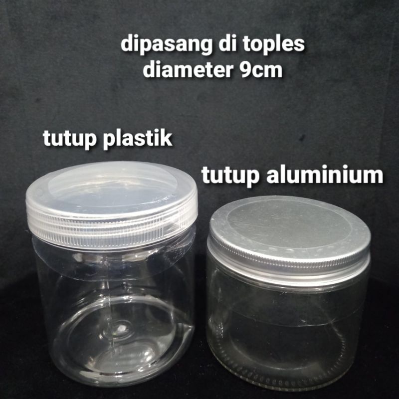 PLASTIK SHRINK / PLASTIK SEGEL / PVC SHRINK TUTUP TOPLES DIAMETER 9CM (15cm x 5cm)  isi 50 pcs