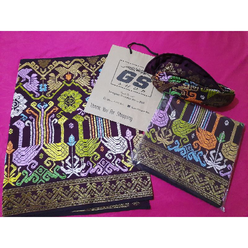 KAIN TENUN SONGKET BALI