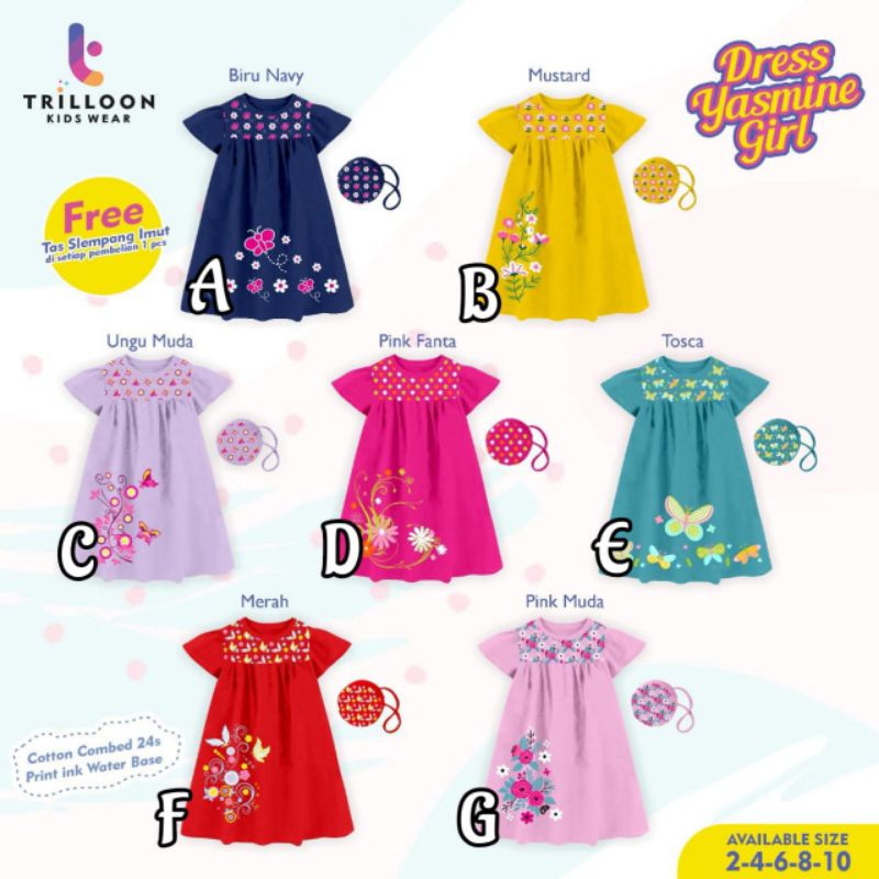 dress anak trillion