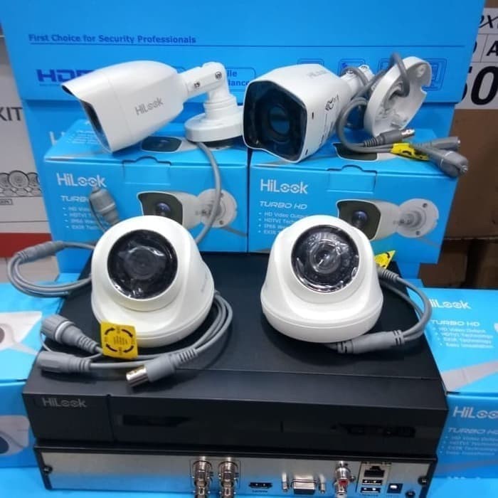 Promo paket cctv 4ch 4mp hilook by hikvision komplit tgl pasang