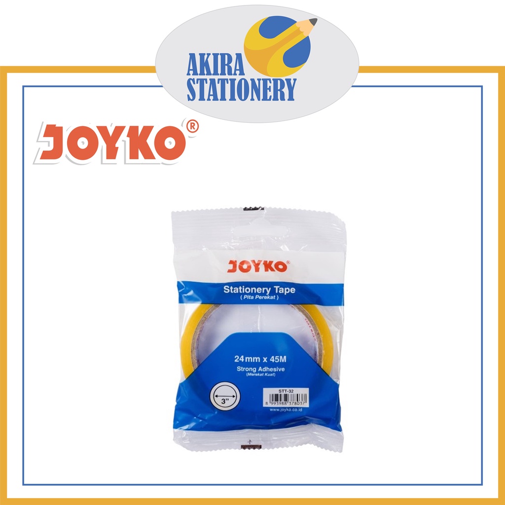 

SELOTAPE / STATIONERY TAPE / PITA PEREKAT SELOTIP JOYKO STT-32 (24mm x 45M)