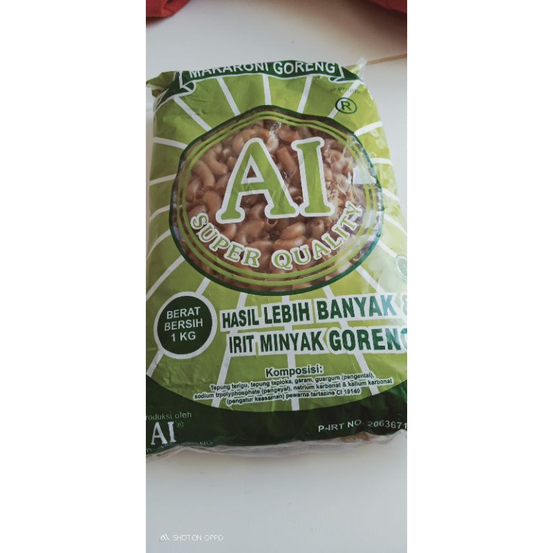 

macaroni goreng berat 1 kg