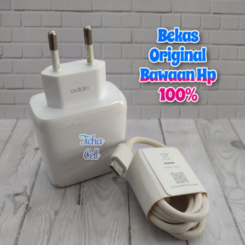 CHARGER OPPO SUPERVOOC RENO 5 RENO 6 ORIGINAL BAWAAN HP BEKAS
