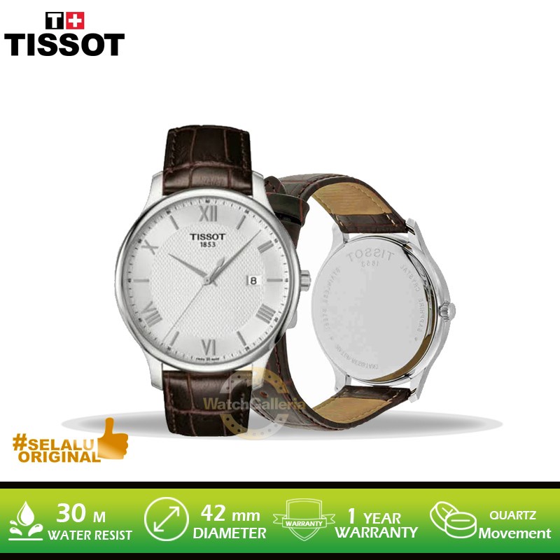 TISSOT TRADITION T063.610.16.038.00 Silver Dial