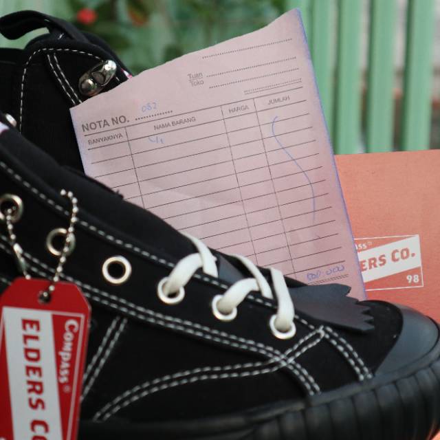 Sepatu Pria Compass series Hi Fullblack with Elders.co-1
