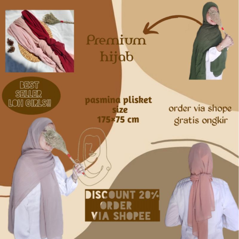 HIJAB PASMINA PLISKET
