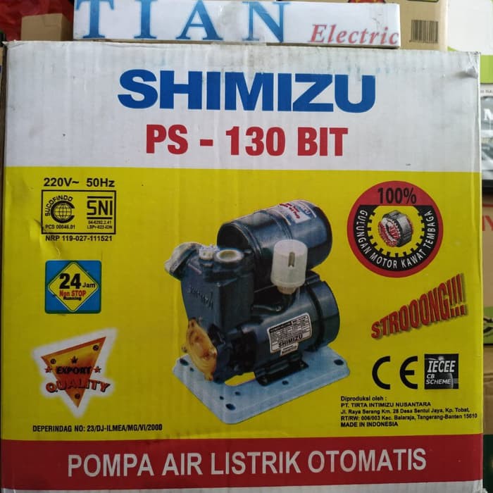 SHIMIZU PS-130 BIT Pompa Air Listrik Otomatis