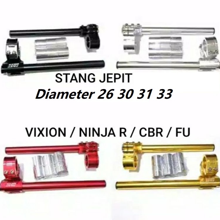 SEPASANG STANG JEPIT STELAN / STANG JEPIT Universal diameter 26 30 31 dan 33 UNIVERSAL