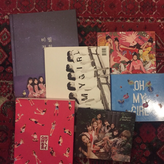 Album Only Oh My Girl - Cupid Pink Ocean Summer Special Coloring Book Secret Garden Windy Day