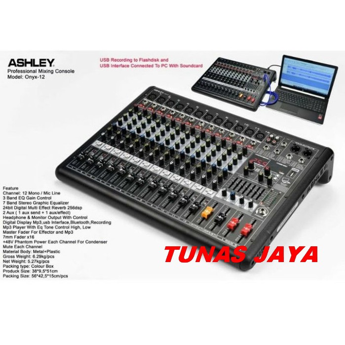Mixer Audio ashley ONYX12 - ONYX 12 Original