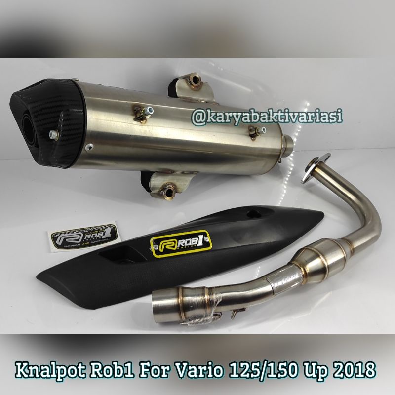 Knalpot Rob1 For Vario 125&150 di atas 2018