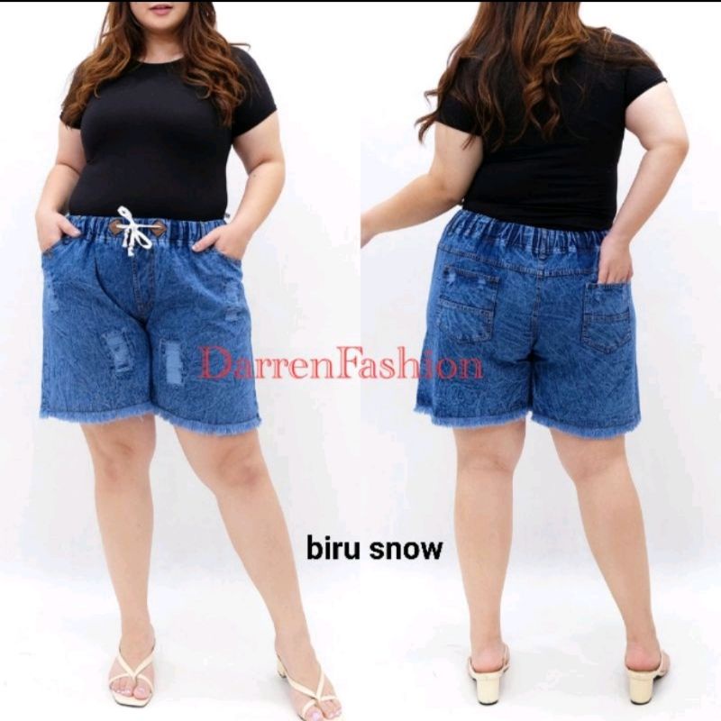 Hot Pants Vinetta Jumbo . Celana Pendek Wanita Jeans Denim Jumbo . Celana Hot Pants Jumbo Vinetta