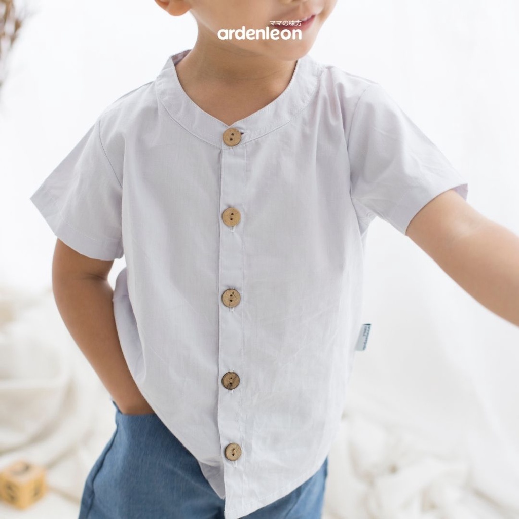 Ardenleon Boys Aslan Button Shirt Atasan Anak