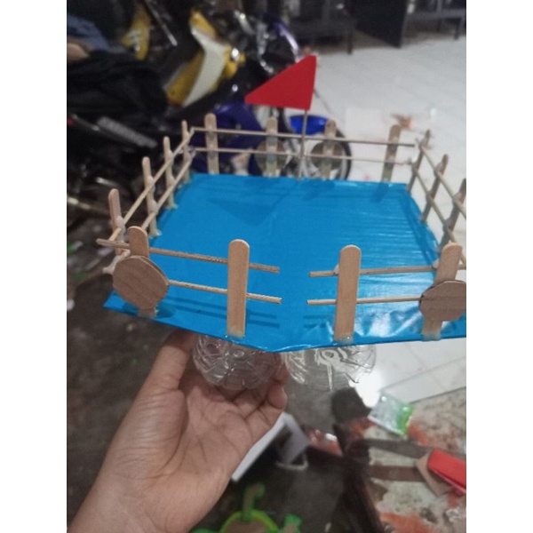 Perahu Dari Botol Bekas SBDP kelas 1