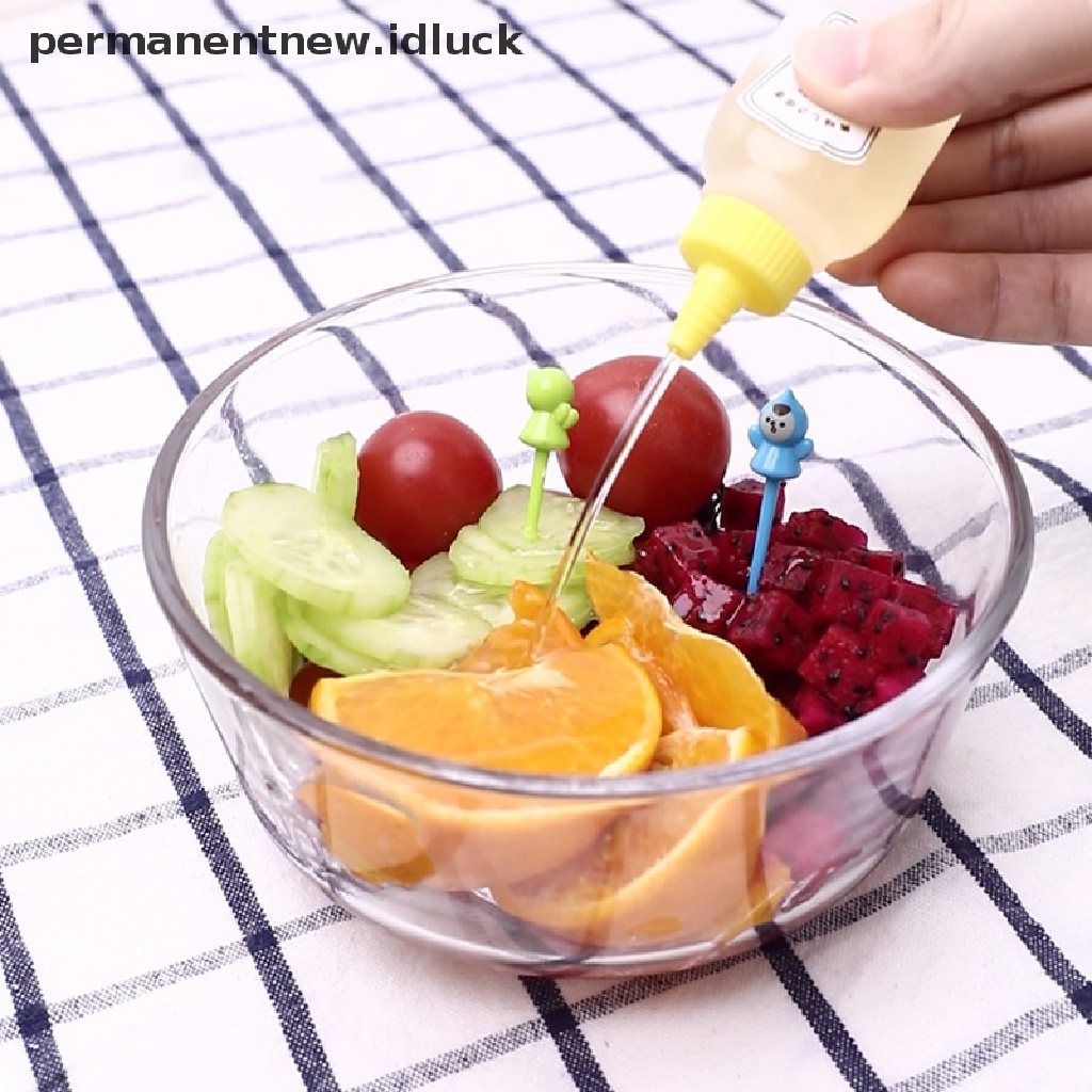 2 Pcs / set Wadah Saus Salad / Bento Mini Portabel Ukuran 25ML