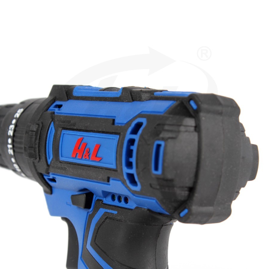 HL 912 MESIN bor IMPACT DRILL 18V Tembok 2 Baterai Cordless Set