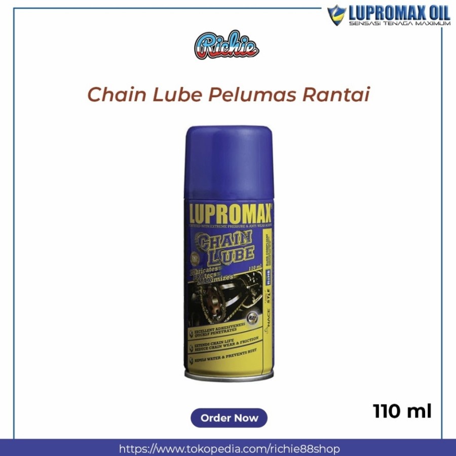 Lupromax Chain Lube + HAT Heat Activated Technology Magna Canada 110ml