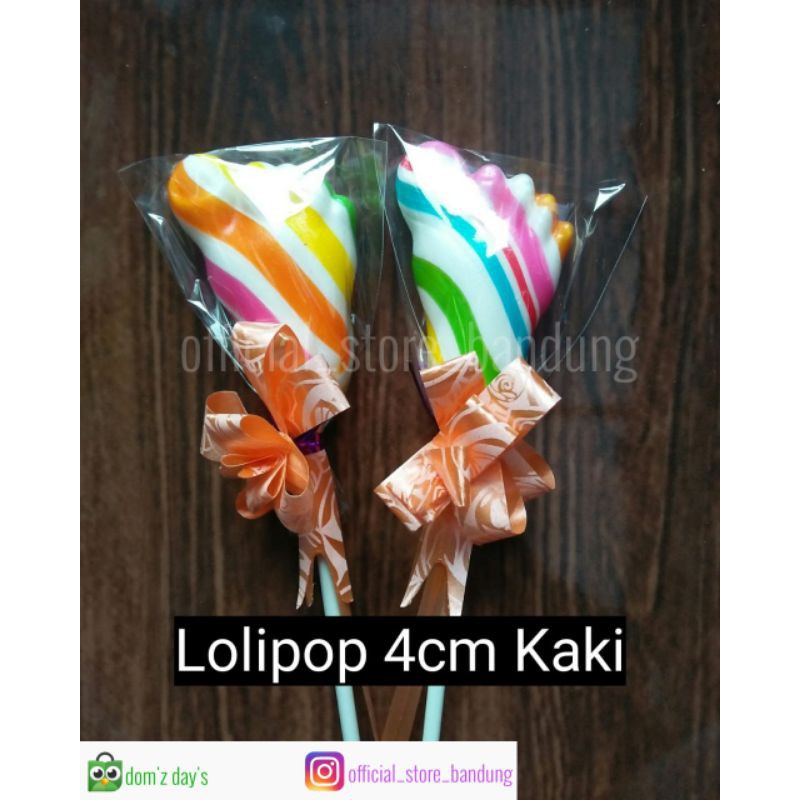 

20pcs permen lolipop lollipop souvenir bentuk kaki