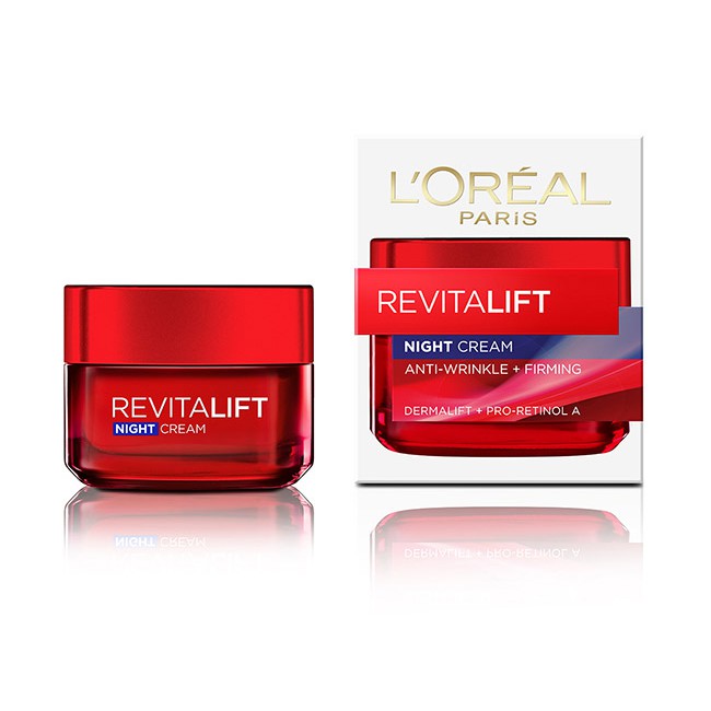 Loreal Revitalift Night Cream Anti Wrinkle Firming Demalift Pro-Retinol A 50ml