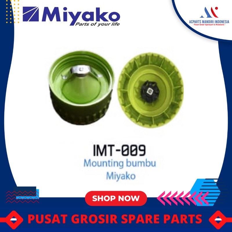 blender mounting miyako bumbu 1 set ( mounting + pisau + copel )