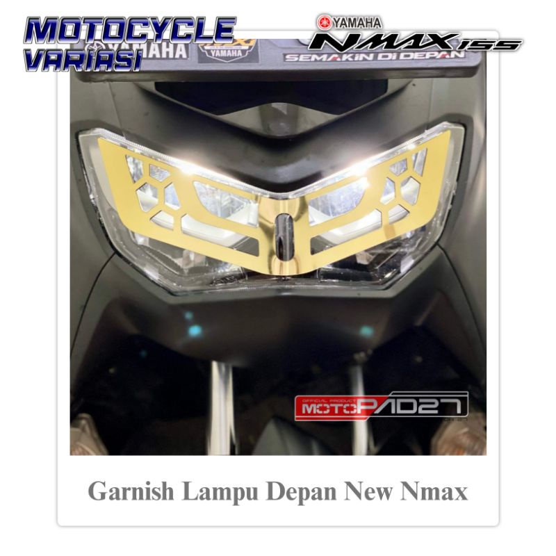 Garnish Lampu Depan Nmax Cover Lampu Depan Nmax New