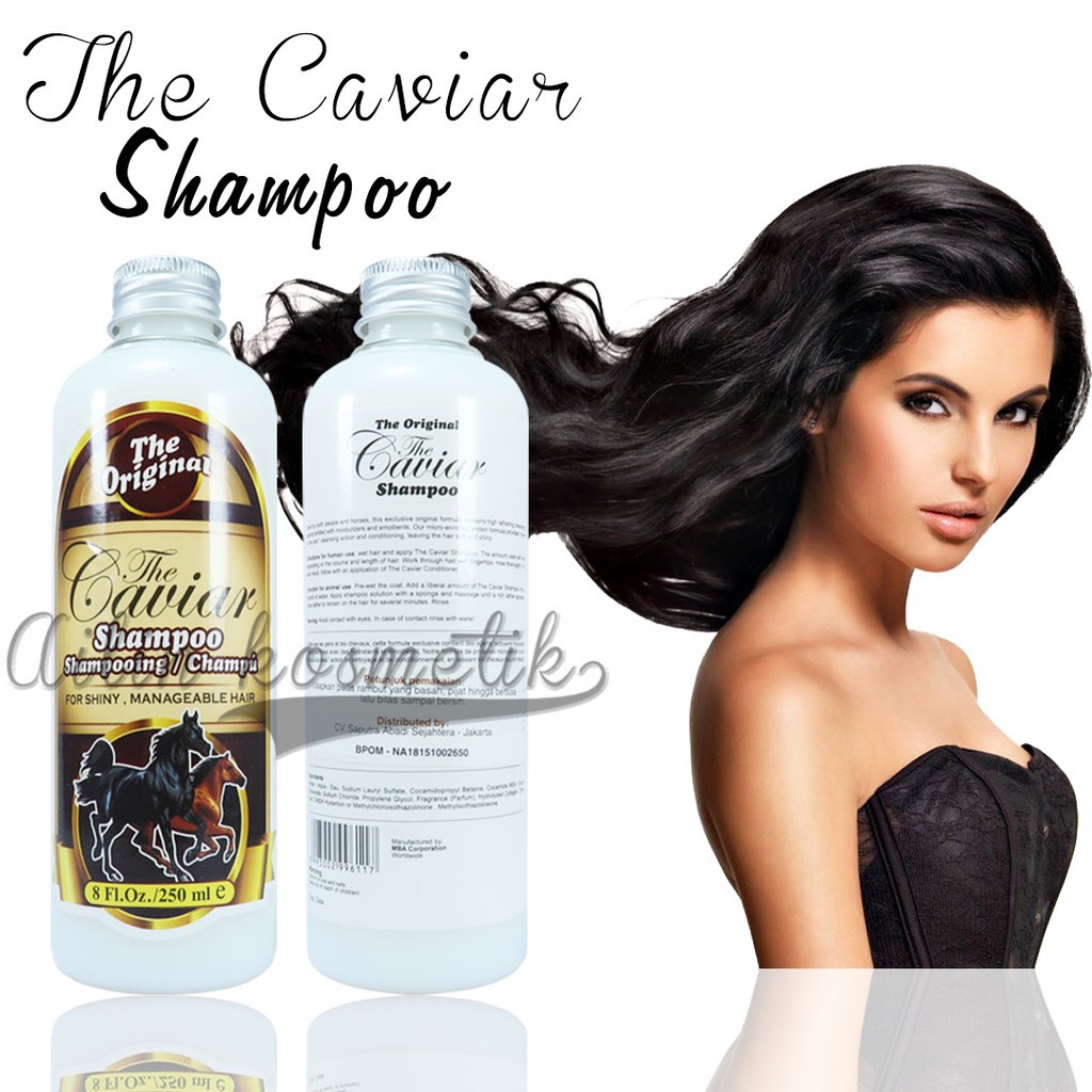 [BAYAR DIRUMAH] COD -  [ BPOM ] Shampoo The Caviar Original ( shampo kuda ) by AILIN