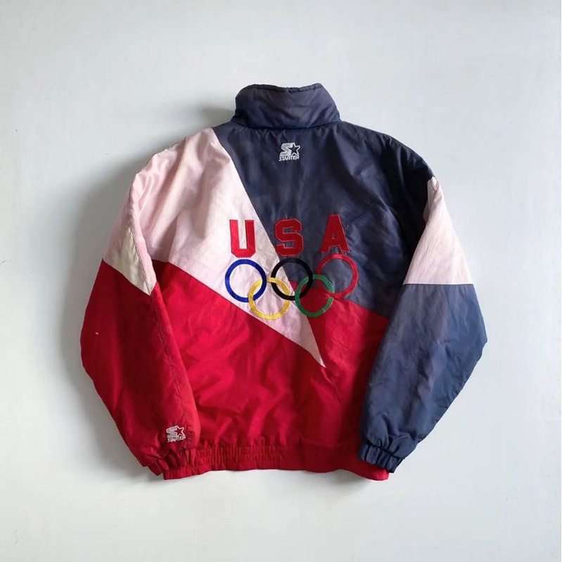 Jaket Starter Olympic Vintage Second/Thrift