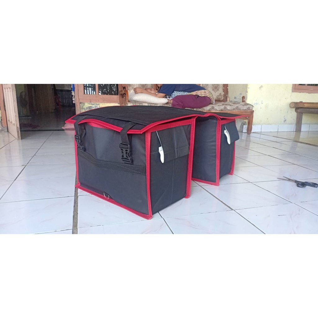 TAS KANDEK MOTOR ANTI AIR SIZE JUMBO P60cm L355cm T40cm SIZE SEDANG P50cm L30cm T38cm