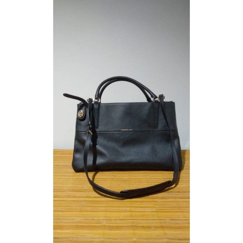 (USA) Branded Original Coach Handbag Bag Tas Black