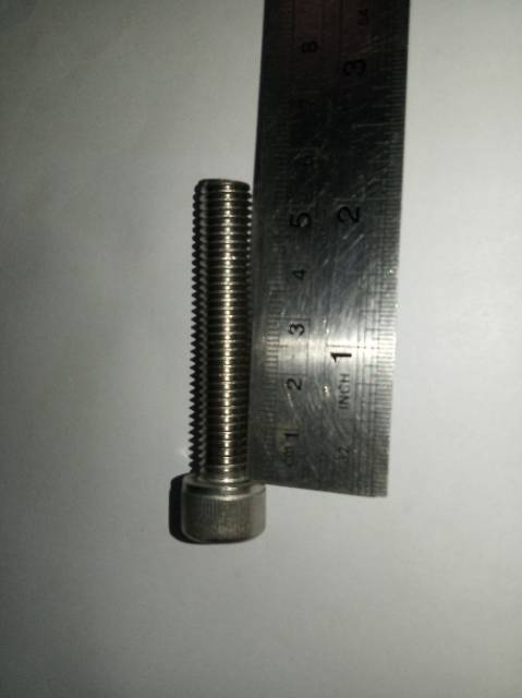 Baut L M10 x 55 (5.5cm) stainless 304