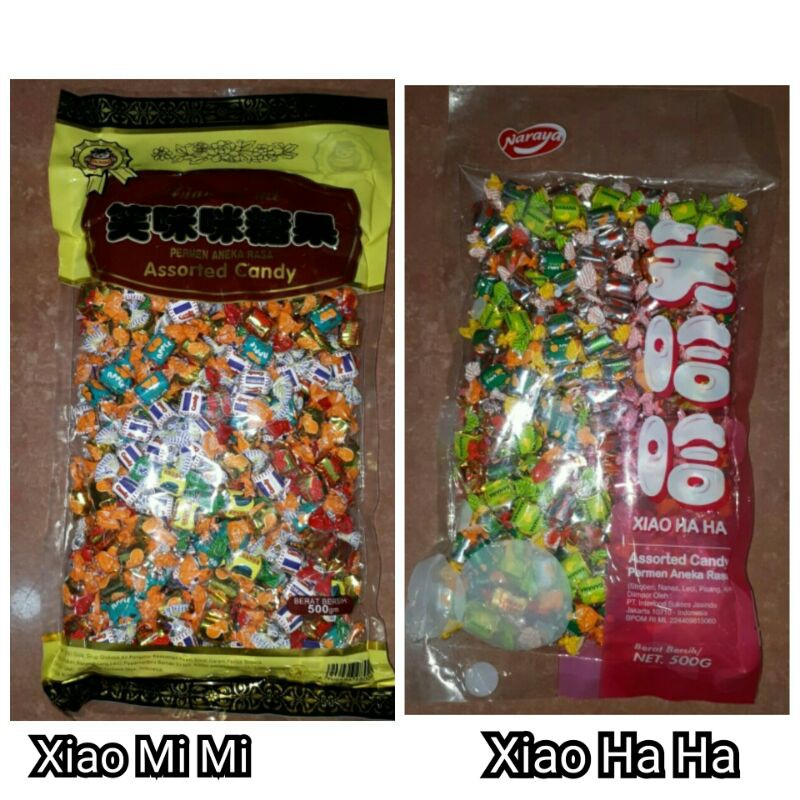 

PERMEN XIAO MIMI / XIAO HAHA ANEKA RASA 500 GRAM