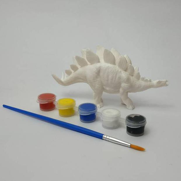 Mainan Anak Dino Paint Kit Set Paket Melukis Dinosaurus DIY Set