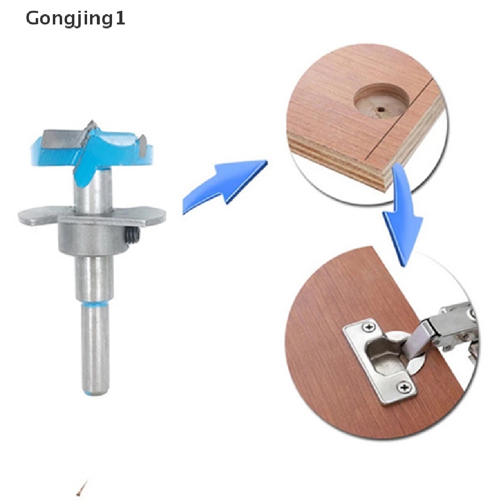 Gongjing1 Alat Bantu Pembuat Lubang Engsel 35mm Untuk Tukang Kayu