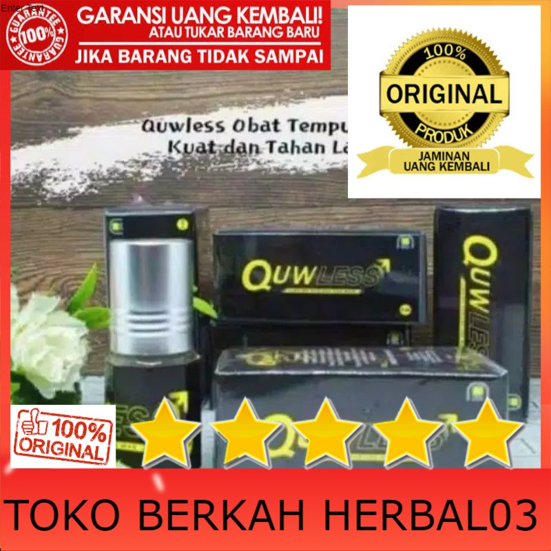 100% ASLI QUWLESS + NASA ORIGINAL + QUWLESS NASA + QUWLESS MINYAK URUT PRIA TAHAN LAMA