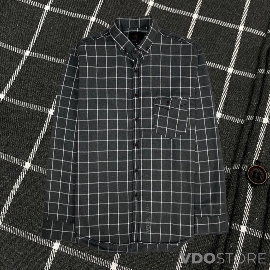 KEMEJA FLANEL PRIA 24 WHITE APE - M L XL - KEMEJA LENGAN PANJANG VDOSTORE DEWASA BAJU FLANNEL TANGAN PANJANG HITAM NAVY ABU MOTIF KEMEJA COWOK MURAH DEWASA SANTAI TEBAL KUALITAS IMPORT BAJU CATUR PANEL FANEL