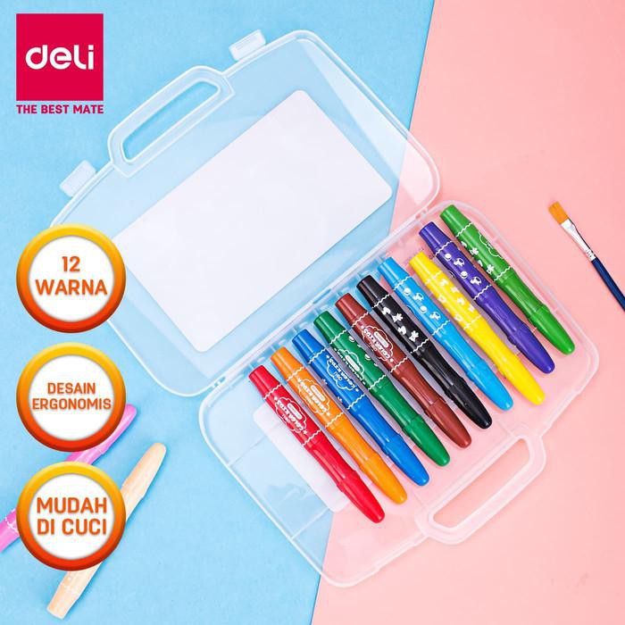 

PROMO - Deli EC20504 Krayon-Color Kids Jumbo Smooth 12C